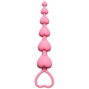 Анальная цепочка Heart's Beads Pink