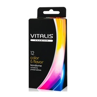 Презервативы Vitalis Color and flavor