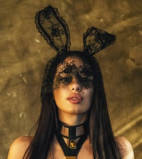 Ободок-вуалетка Bunny с ушками