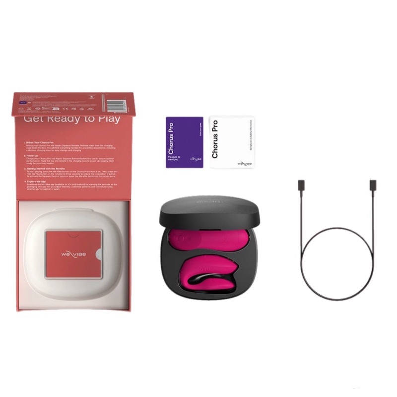 Вибратор для пар We-Vibe Chorus Pro, розовый