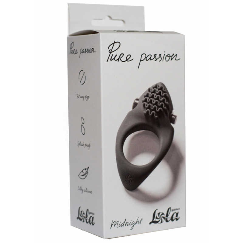 Эрекционное кольцо Pure Passion Midnight black