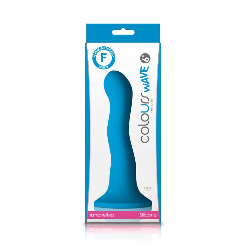 Фаллоимитатор Colours Wave 6 Dildo Blue