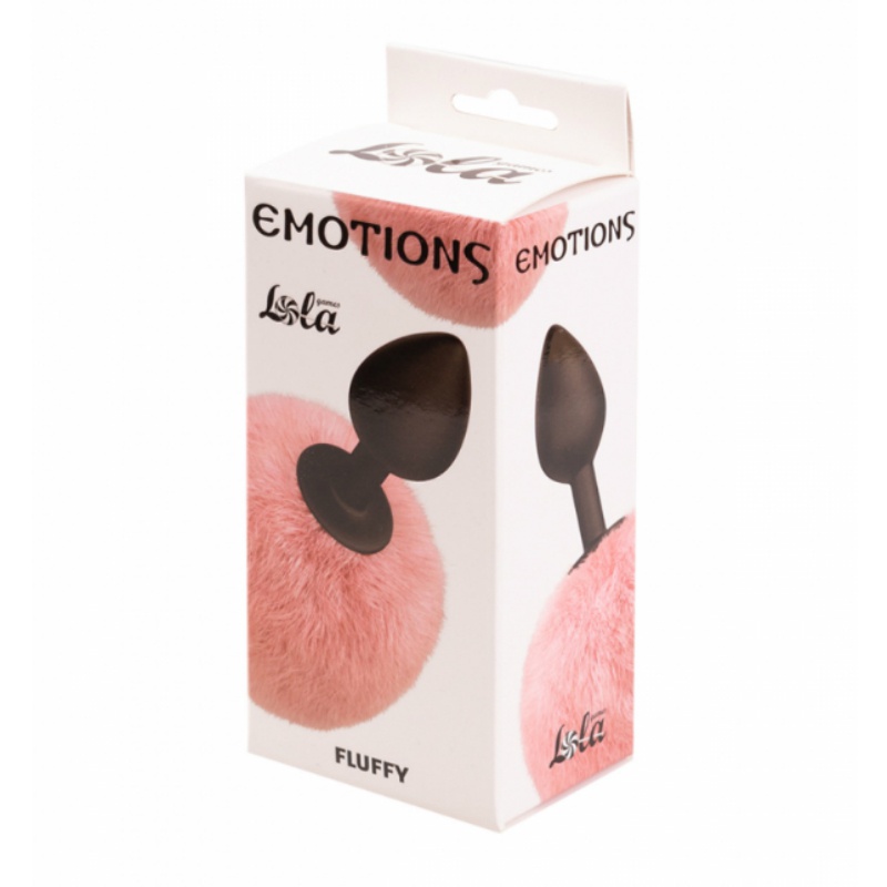 Анальная пробка Emotions Fluffy Pink