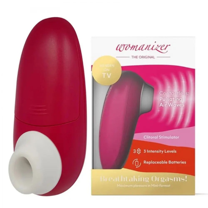 Бесконтактный клиторальный стимулятор Womanizer Mini Red Wine