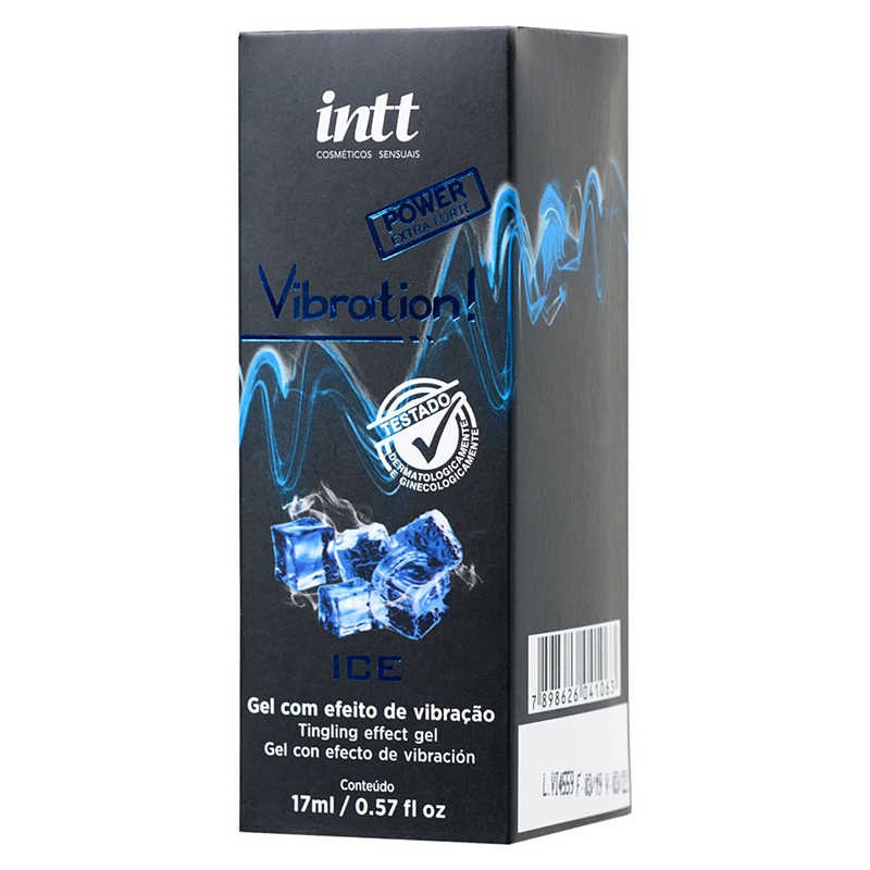 Массажный гель INTT Vibration Extra Strong Ice