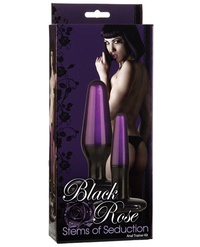 Плаги Doc Johnson Black Rose Stems of Seduction