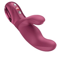 Вибратор-кролик Fun Factory MiSS BI, бордовый