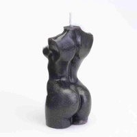 Свеча Женский силуэт Black