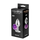 Анальная пробка Lola Diamond Purple Sparkle Small