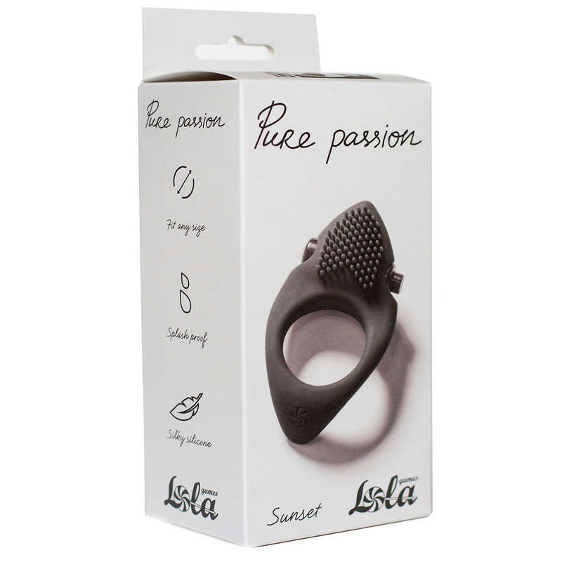 Эрекционное кольцо Pure Passion Sunset black
