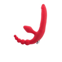 Безремневой страпон Black & Red by TOYFA Red