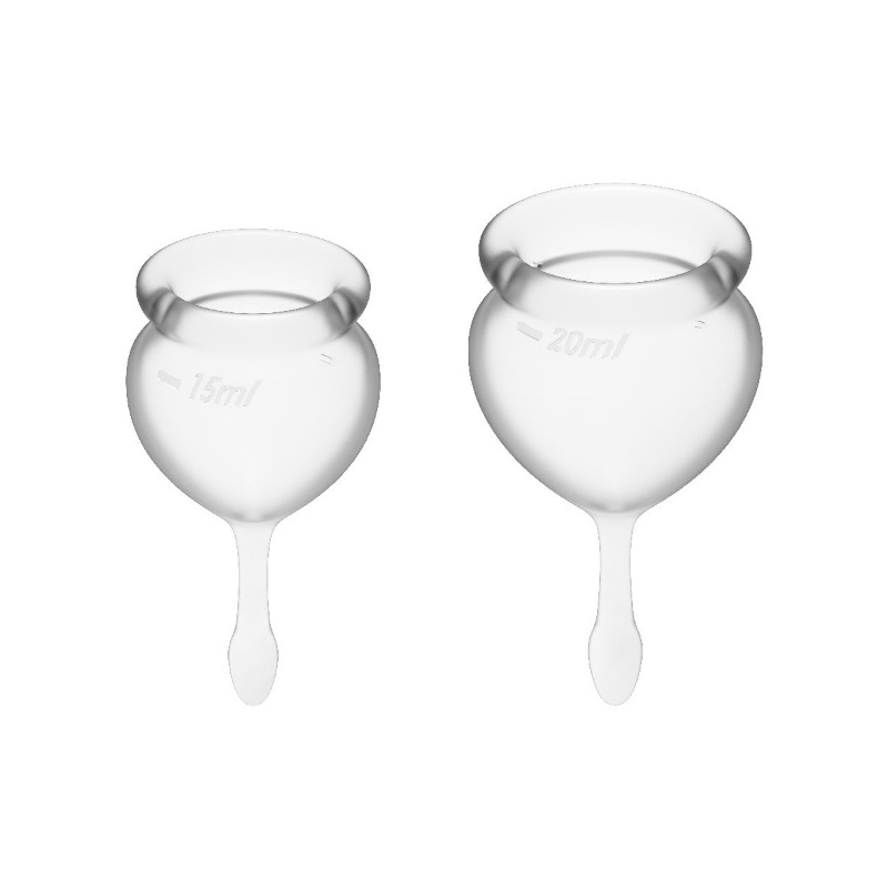 Менструальные чаши Satisfyer Menstrual Cup Transparent