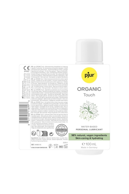 Смазка pjur Organic Touch на водной основе, 100 мл