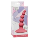 Анальная пробка Ribbed Plug Pink