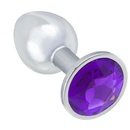 Анальная пробка Lola Diamond Purple Sparkle Small