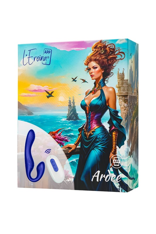 Страпон безремневой L`Eroina APP ARDEE, синий