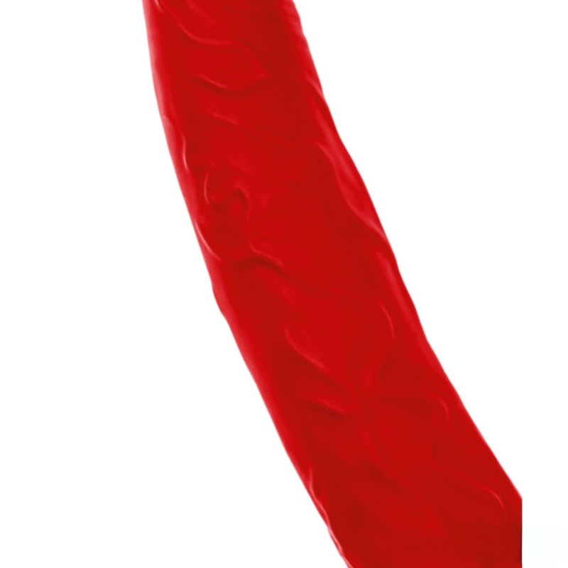 Насадка на пенис для двойного проникновения Black&Red by TOYFA , силикон, красный, 16,5 см
