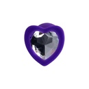 Анальная втулка Diamond Heart Violet