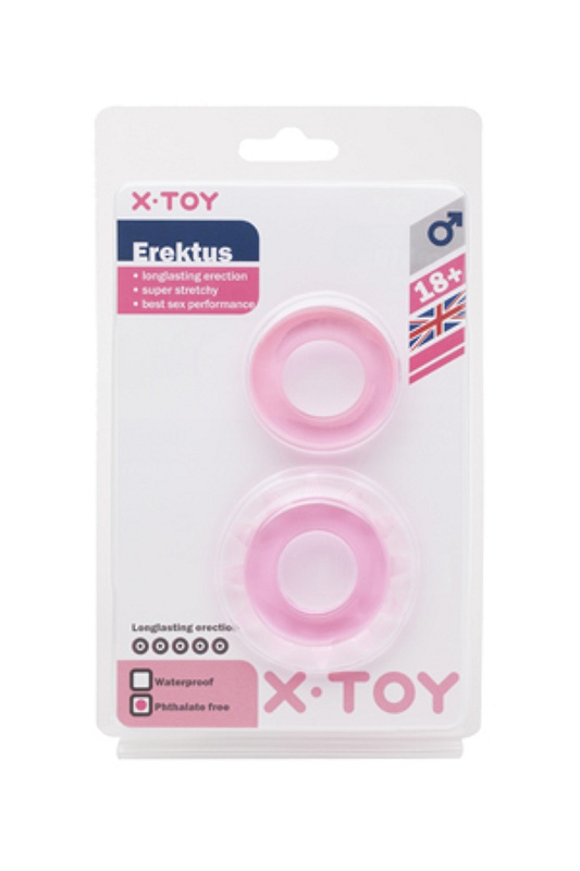 Erektus II ring set pink