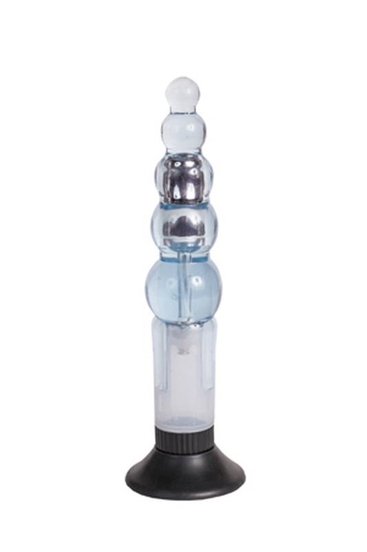 Анальный вибромассажёр WATER SOFT MOUNTS - LIGHT BLUE