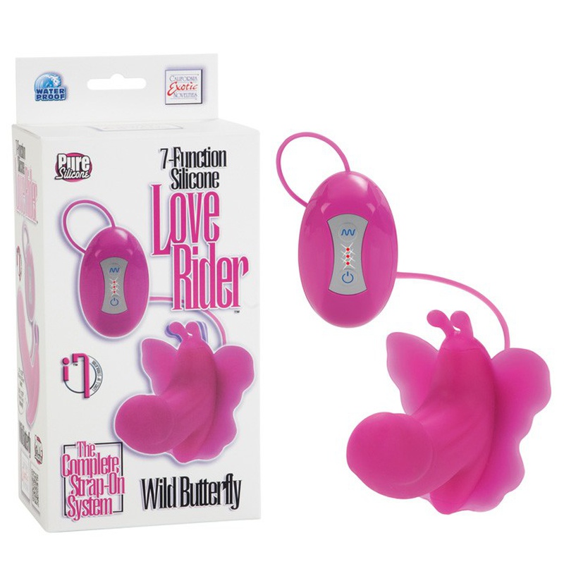 Стимулятор Клитора Love Rider Butterfly Bliss розовый в виде бабочки