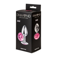 Анальная пробка Diamond Pink Sparkle Small