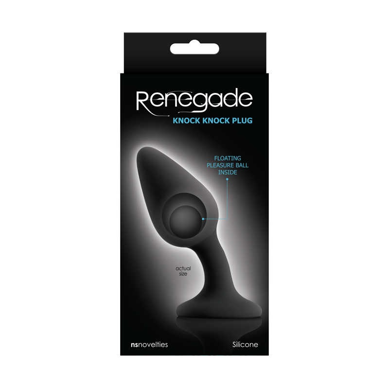 Анальная пробка Renegade Knock Plug Black