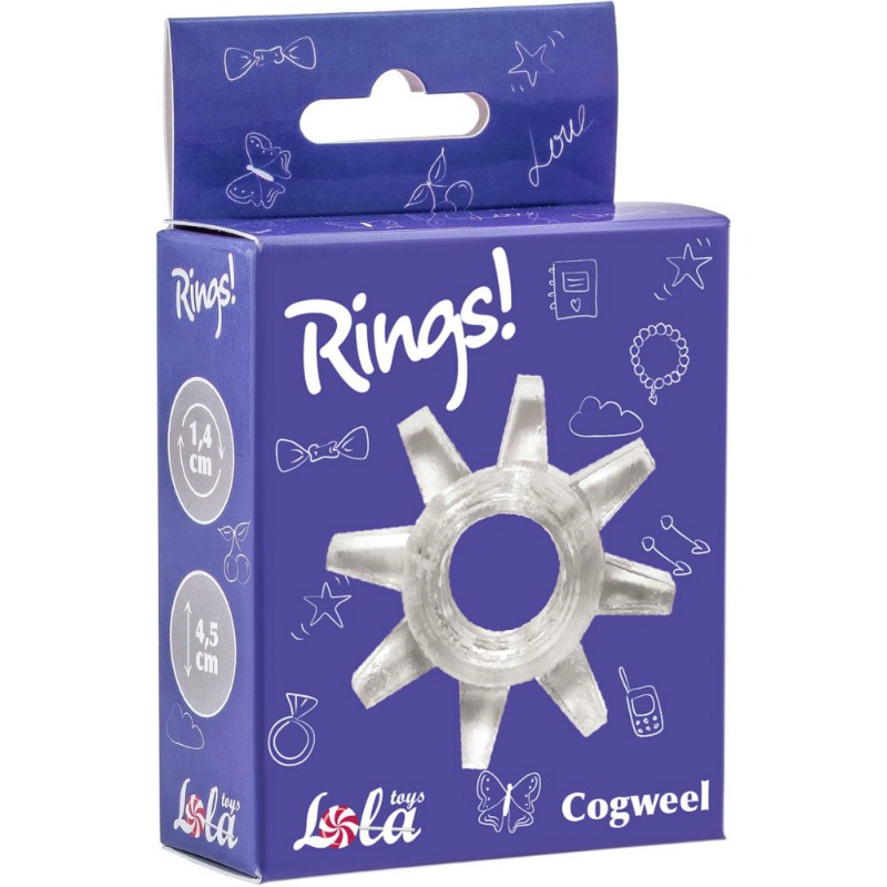Эрекционное кольцо Rings Cogweel white