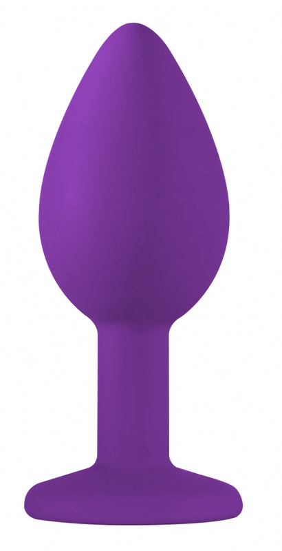 Анальная пробка Emotions Cutie Small Purple Light Blue Crystal