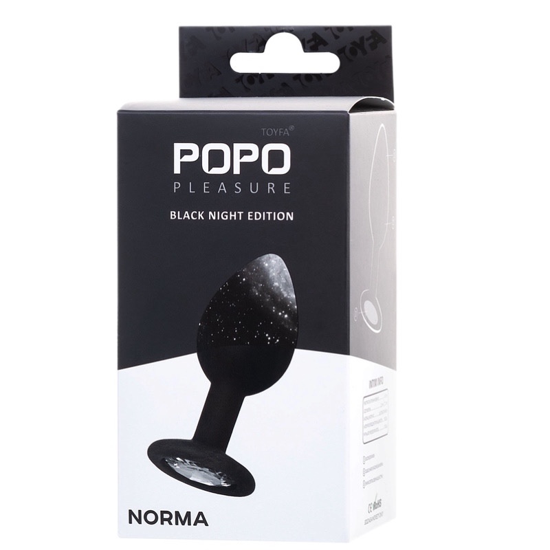 Анальная втулка POPO Pleasure by TOYFA NORMA  S