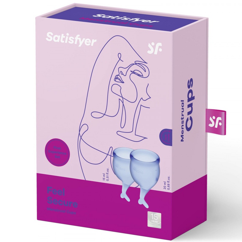 Менструальные чаши Feel secure Menstrual Cup dark blue