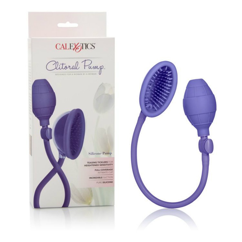 Вакуумная помпа Silicone Clitoral Pump - Purple