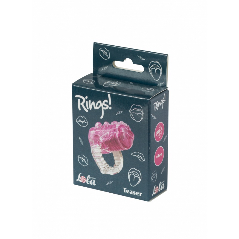 Насадка на язык Rings Teaser pink