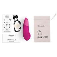 Бесконтактный клиторальный стимулятор Womanizer Enhance Vibrant Pink