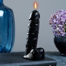 Фигурная свеча Пенис black