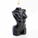 Свеча Женский силуэт Black