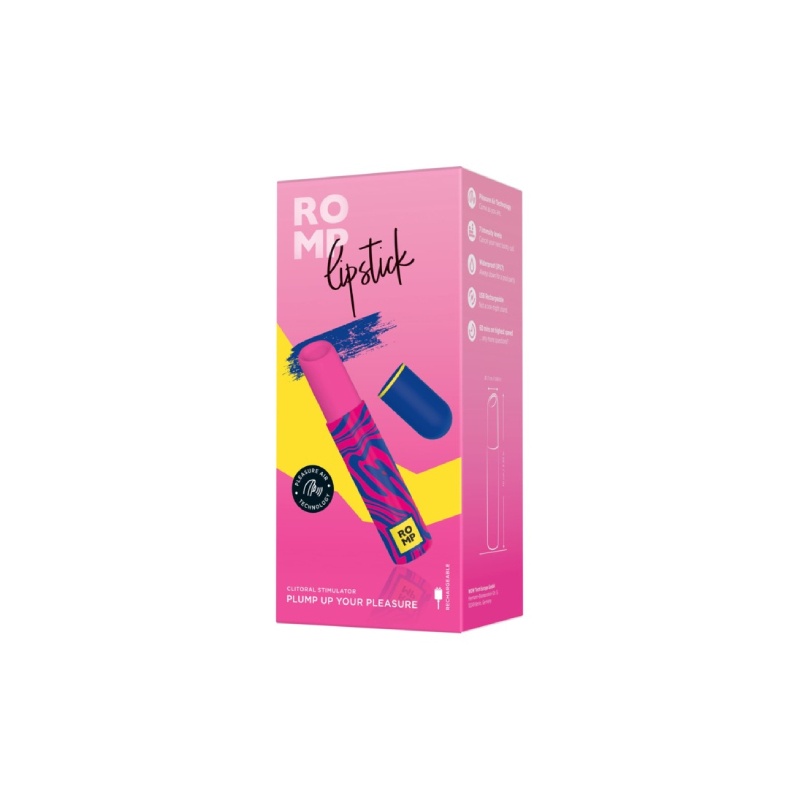 Бесконтактный клиторальный стимулятор Romp Lipstick