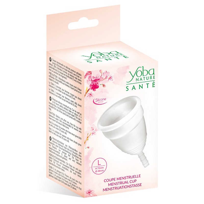 Менструальная чаша L Coupe menstruelle blanche taille L