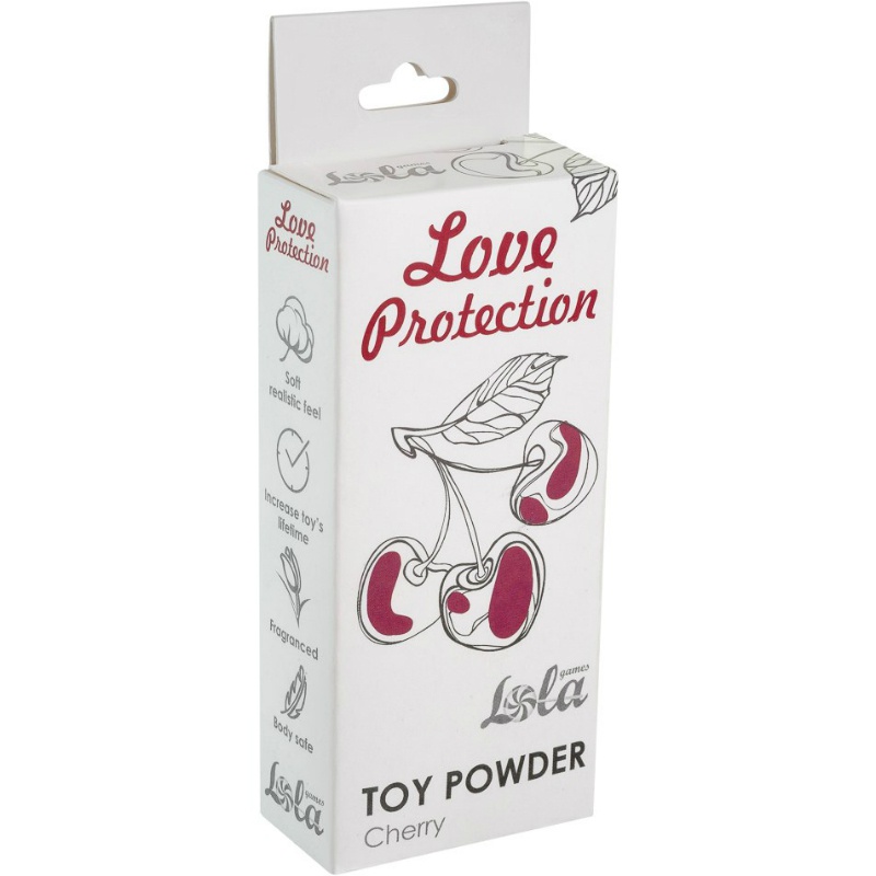 Пудра для игрушек Love Protection Cherry