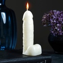 Фигурная свеча Пенис white