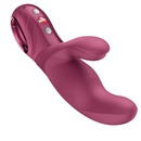 Вибратор-кролик Fun Factory MiSS BI, бордовый