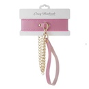 Ошейник с поводком CrazyHandmade Soft Pink