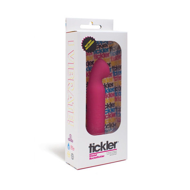 Tickler Vibes  Вибратор  Starlet Rockettickler, 16,8 см, бордо