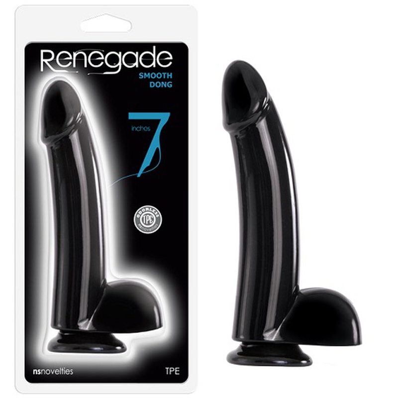 Фаллоимитатор Renegade 7 Smooth Dong Black